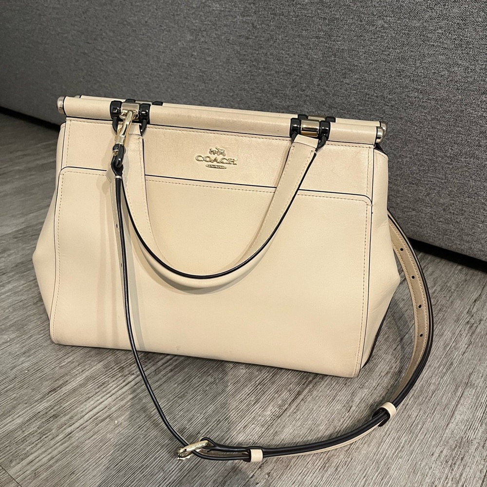 Coach X Selena Gomez Grace leather purse.